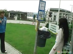 Screwing at the bus stop